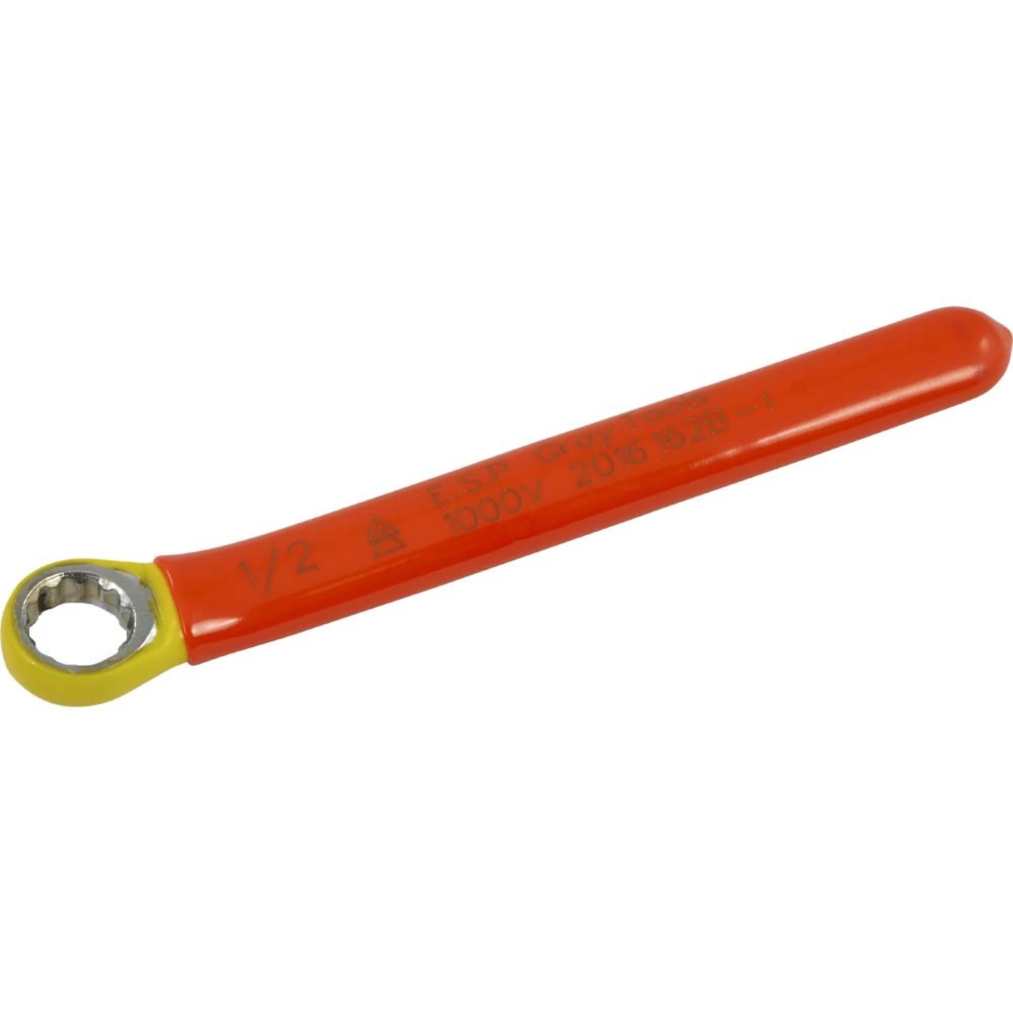Gray Tools, Box End Wrench 1/2in., 1000V Insulated, Model# 162B-I